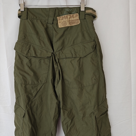 RIDE Men's Snowboard Snow Pants Size XS in Hunter Green - Picture 7 of 13